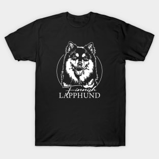 Funny Proud Finnish Lapphund dog portrait T-Shirt